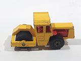 Vintage 1979 Lesney Matchbox No. 72 Bomag Road Roller Yellow Die Cast Toy Car Construction Vehicle