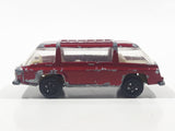 Vintage 1970 Lesney Matchbox Series No. 22 Freeman Inter-City Communter Metallic Red Die Cast Toy Car Vehicle