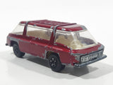Vintage 1970 Lesney Matchbox Series No. 22 Freeman Inter-City Communter Metallic Red Die Cast Toy Car Vehicle