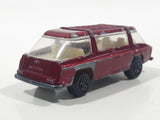 Vintage 1970 Lesney Matchbox Series No. 22 Freeman Inter-City Communter Metallic Red Die Cast Toy Car Vehicle