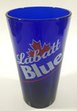 Labatt's Blue Beer 5 3/4" Tall Cobalt Blue Glass Cup