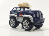2000 Maisto Hasbro Tonka Lil Chuck & Friends Sheriff Police Cop Car Dark Blue Die Cast Toy Car Vehicle