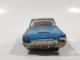 Very Rare Vintage Meccano Dink Toys Ford Thunderbird Coupe Blue with White Roof 1/42 Scale Die Cast Toy Car Vehicle