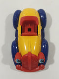 Vintage Tomy Tomica Walt Disney Productions No. 55-56 Donald Duck's Car Yellow Blue Red  Die Cast Toy Car Vehicle