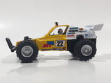 Kinsfun KS 5106 Turbo Buggy Hotrail Super Sand Rail #22 Yellow Pull Back Die Cast Toy Car Vehicle