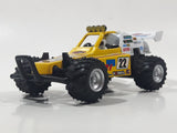 Kinsfun KS 5106 Turbo Buggy Hotrail Super Sand Rail #22 Yellow Pull Back Die Cast Toy Car Vehicle