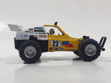 Kinsfun KS 5106 Turbo Buggy Hotrail Super Sand Rail #22 Yellow Pull Back Die Cast Toy Car Vehicle