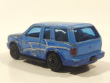 MotorMax No. 6061 Ford Explorer Blue Die Cast Toy Car Sport Utility Vehicle SUV