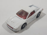 1987 Hot Wheels Ferrari Testarossa White Die Cast Toy Car Vehicle - Ultra Hots
