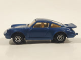 Maisto Porsche 911 Turbo Blue Die Cast Toy Car Vehicle