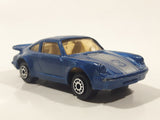 Maisto Porsche 911 Turbo Blue Die Cast Toy Car Vehicle