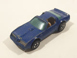 Vintage 1980 Hot Wheels Hot Ones Hot Bird Blue Die Cast Toy Car Vehicle