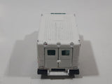 1989 Hot Wheels Workhorses American Ambulance White Die Cast Toy Car Emergency Paramedics Rescue Vehicle with Opening Rear Doors
