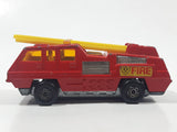 Vintage 1975 Lesney Matchbox Superfast No. 22 Blaze Buster Fire Ladder Truck Die Cast Toy Car Fire Fighting Rescue Emergency Vehicle Made in England