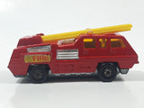 Vintage 1975 Lesney Matchbox Superfast No. 22 Blaze Buster Fire Ladder Truck Die Cast Toy Car Fire Fighting Rescue Emergency Vehicle Made in England