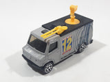 2006 Matchbox DC Comics Superman TV News Truck Van News 12 Live Grey Die Cast Toy Car Vehicle