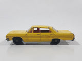 Vintage 1965 Lesney Matchbox Series No. 20 Chevrolet Impala Taxi Cab Yellow Die Cast Toy Car Vehicle