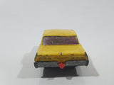 Vintage 1965 Lesney Matchbox Series No. 20 Chevrolet Impala Taxi Cab Yellow Die Cast Toy Car Vehicle