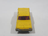Vintage 1965 Lesney Matchbox Series No. 20 Chevrolet Impala Taxi Cab Yellow Die Cast Toy Car Vehicle