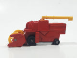 Vintage 1978 Lesney Matchbox No. 51 Combine Harvester Red Die Cast Toy Farming Machinery Equipment Vehicle