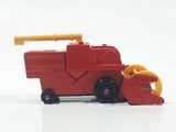 Vintage 1978 Lesney Matchbox No. 51 Combine Harvester Red Die Cast Toy Farming Machinery Equipment Vehicle