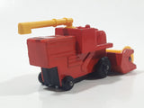 Vintage 1978 Lesney Matchbox No. 51 Combine Harvester Red Die Cast Toy Farming Machinery Equipment Vehicle