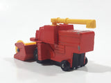 Vintage 1978 Lesney Matchbox No. 51 Combine Harvester Red Die Cast Toy Farming Machinery Equipment Vehicle