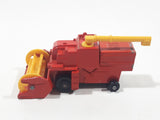 Vintage 1978 Lesney Matchbox No. 51 Combine Harvester Red Die Cast Toy Farming Machinery Equipment Vehicle