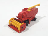 Vintage 1978 Lesney Matchbox No. 51 Combine Harvester Red Die Cast Toy Farming Machinery Equipment Vehicle