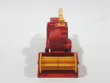 Vintage 1978 Lesney Matchbox No. 51 Combine Harvester Red Die Cast Toy Farming Machinery Equipment Vehicle