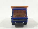 Vintage 1975 Lesney Matchbox Superfast No. 23 Atlas Dump Truck Blue and Orange  Die Cast Toy Car Vehicle