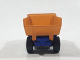 Vintage 1975 Lesney Matchbox Superfast No. 23 Atlas Dump Truck Blue and Orange  Die Cast Toy Car Vehicle
