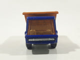 Vintage 1975 Lesney Matchbox Superfast No. 23 Atlas Dump Truck Blue and Orange  Die Cast Toy Car Vehicle