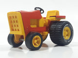 Vintage Tonka Tractor Yellow and Orange Pressed Steel and Plastic Toy Car Vehicle 811002