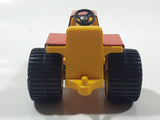 Vintage Tonka Tractor Yellow and Orange Pressed Steel and Plastic Toy Car Vehicle 811002