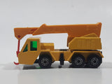 Vintage 1976 Lesney Matchbox Superfast No. 49 Yellow Crane Truck Die Cast Toy Car Vehicle