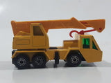 Vintage 1976 Lesney Matchbox Superfast No. 49 Yellow Crane Truck Die Cast Toy Car Vehicle