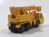 Vintage 1976 Lesney Matchbox Superfast No. 49 Yellow Crane Truck Die Cast Toy Car Vehicle