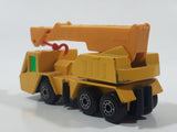 Vintage 1976 Lesney Matchbox Superfast No. 49 Yellow Crane Truck Die Cast Toy Car Vehicle