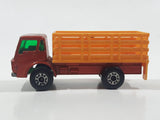 Vintage 1976 Lesney Matchbox Superfast No. 71 Dodge Cattle Truck Brown Die Cast Toy Car Vehicle