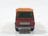 Vintage 1976 Lesney Matchbox Superfast No. 71 Dodge Cattle Truck Brown Die Cast Toy Car Vehicle