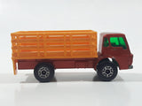 Vintage 1976 Lesney Matchbox Superfast No. 71 Dodge Cattle Truck Brown Die Cast Toy Car Vehicle