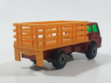 Vintage 1976 Lesney Matchbox Superfast No. 71 Dodge Cattle Truck Brown Die Cast Toy Car Vehicle