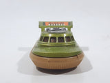 Vintage 1972 Lesney Matchbox Superfast Hovercraft No. 72 & 2 Green and Tan Die Cast Toy Watercraft Boat Rescue Emergency Vehicle Made in England