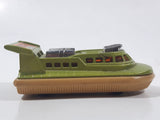Vintage 1972 Lesney Matchbox Superfast Hovercraft No. 72 & 2 Green and Tan Die Cast Toy Watercraft Boat Rescue Emergency Vehicle Made in England
