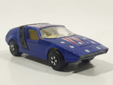 Vintage 1972 Lesney Matchbox Superfast Siva Spyder Blue Stars and Stripes #8 Die Cast Toy Car Vehicle Made in England