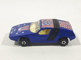 Vintage 1972 Lesney Matchbox Superfast Siva Spyder Blue Stars and Stripes #8 Die Cast Toy Car Vehicle Made in England