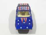 Vintage 1972 Lesney Matchbox Superfast Siva Spyder Blue Stars and Stripes #8 Die Cast Toy Car Vehicle Made in England