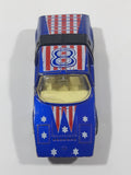 Vintage 1972 Lesney Matchbox Superfast Siva Spyder Blue Stars and Stripes #8 Die Cast Toy Car Vehicle Made in England