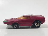 Vintage 1973 Lesney Matchbox Rolamatics No. 39 Clipper Magenta Dark Pink Die Cast Toy Car Vehicle